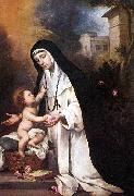 MURILLO, Bartolome Esteban St Rose of Lima sg oil painting picture wholesale